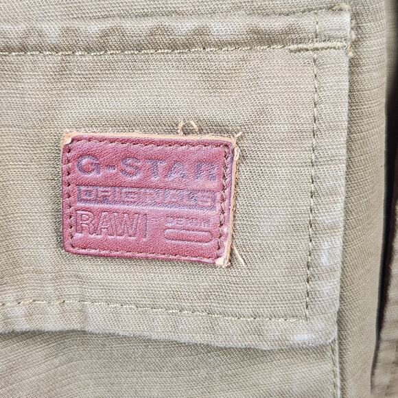 G-Star RAW Norris Blazer Jacket Youth XXL Brown Stand Collar EUC - Picture 8 of 16